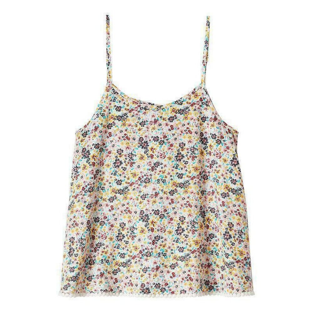 Mudd Crochet-Trim Swing Crop Tank - Girls' Plus